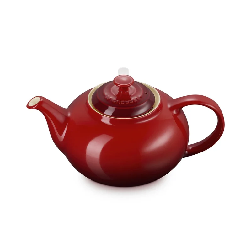 1.3 L - Classic Teiera In Gres Vetrificato Con Infusore Metallico