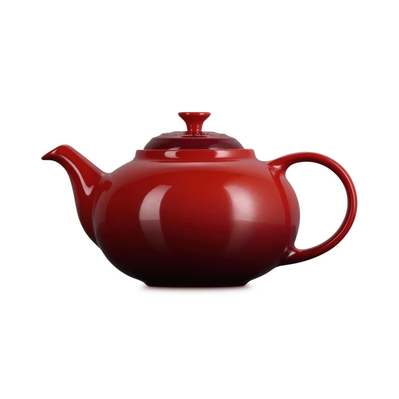 1.3 L - Classic Teiera In Gres Vetrificato Con Infusore Metallico
