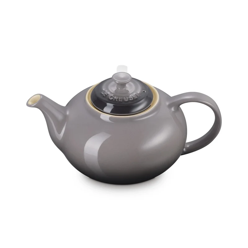 1.3 L - Classic Teiera In Gres Vetrificato Con Infusore Metallico