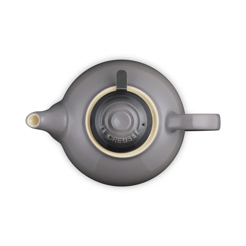1.3 L - Classic Teiera In Gres Vetrificato Con Infusore Metallico