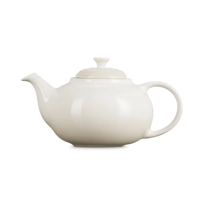 1.3 L - Classic Teiera In Gres Vetrificato Con Infusore Metallico