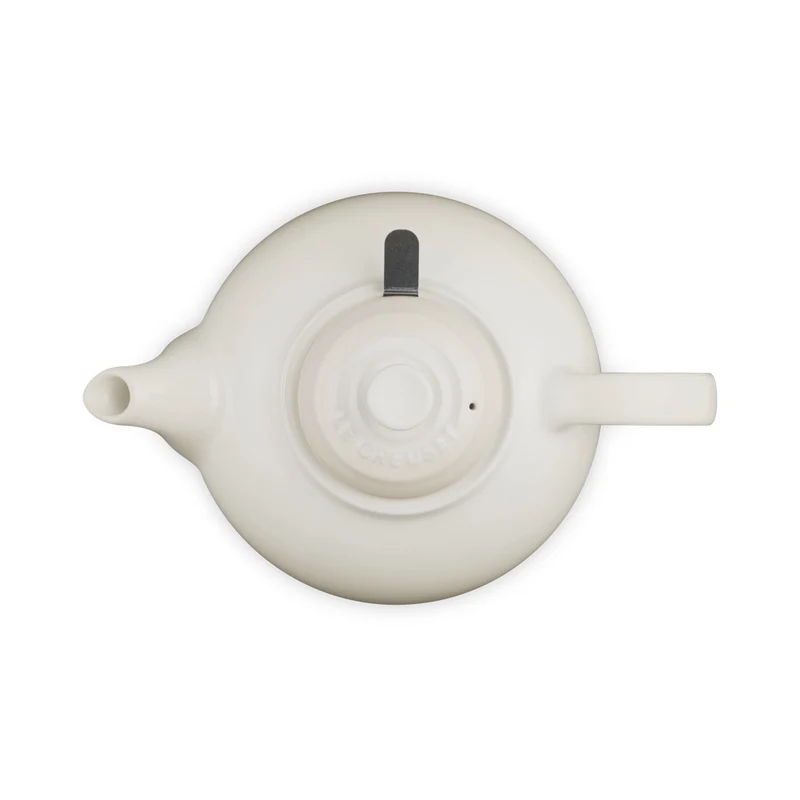 1.3 L - Classic Teiera In Gres Vetrificato Con Infusore Metallico