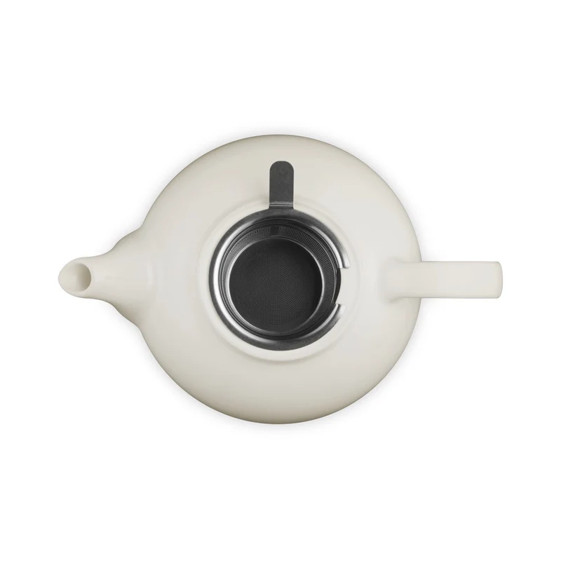 1.3 L - Classic Teiera In Gres Vetrificato Con Infusore Metallico