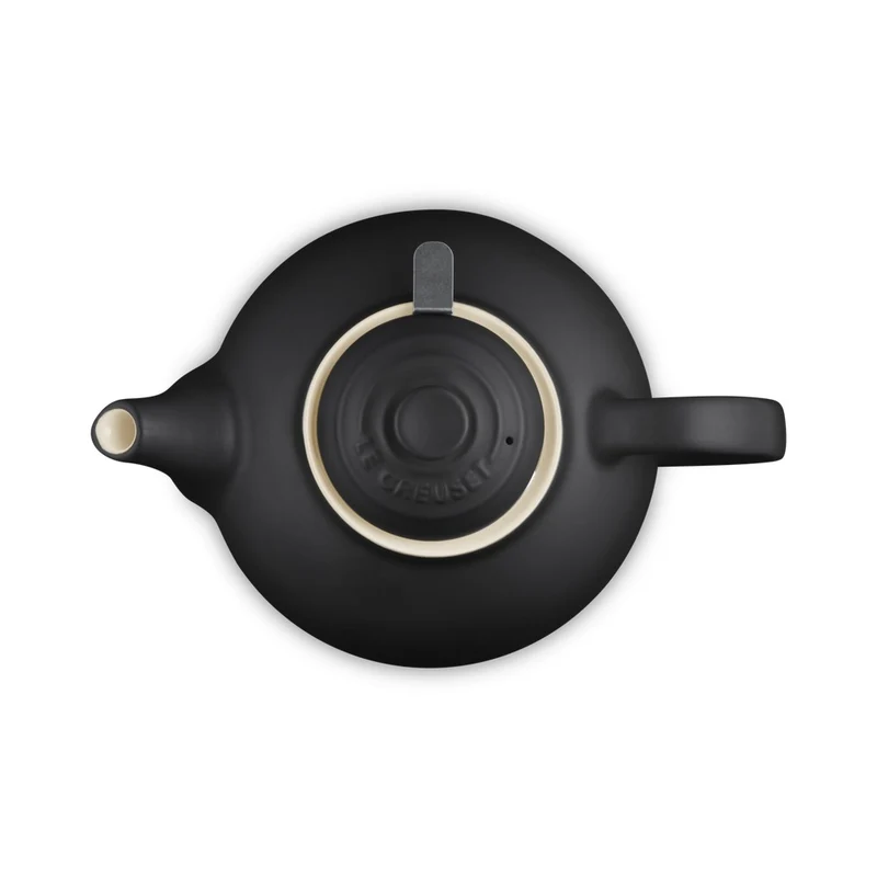 1.3 L - Classic Teiera In Gres Vetrificato Con Infusore Metallico