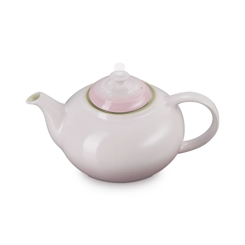 1.3 L - Classic Teiera In Gres Vetrificato Con Infusore Metallico