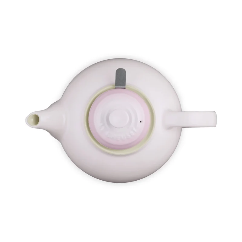 1.3 L - Classic Teiera In Gres Vetrificato Con Infusore Metallico