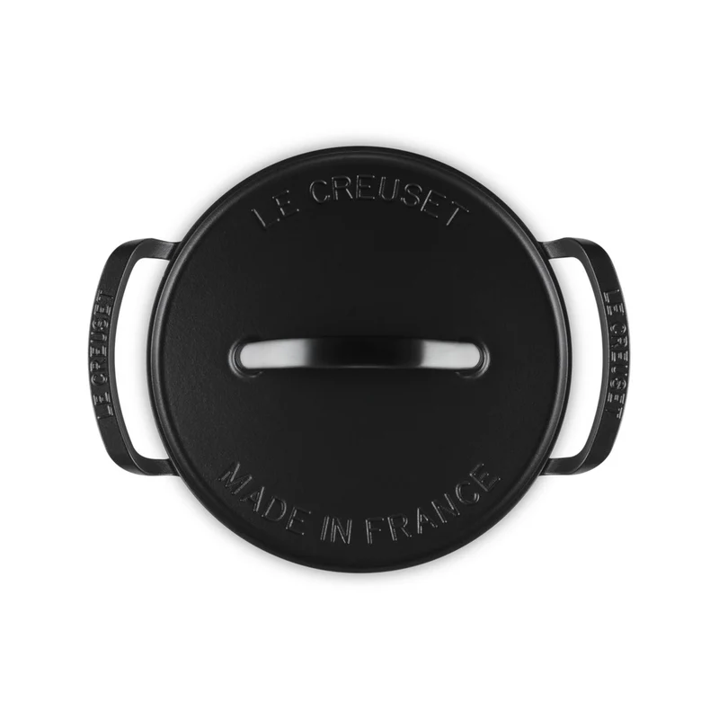 28 cm - BBQ Outdoor Tegame Basso Rotondo In Ghisa Vetrificata