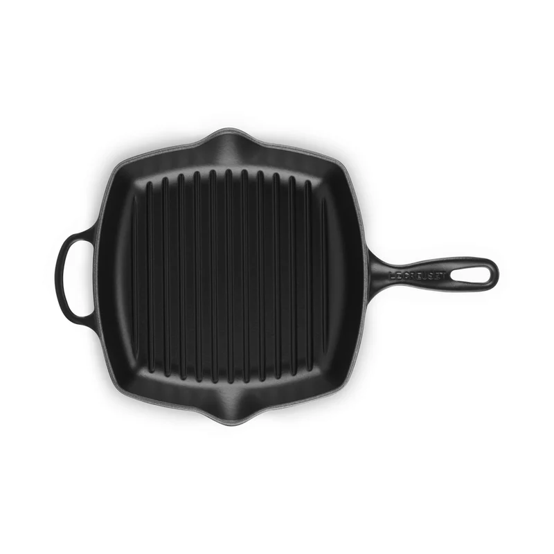 26 cm - Evolution Skillet Bistecchiera Quadrata In Ghisa Vetrificata