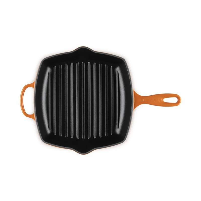 26 cm - Evolution Skillet Bistecchiera Quadrata In Ghisa Vetrificata