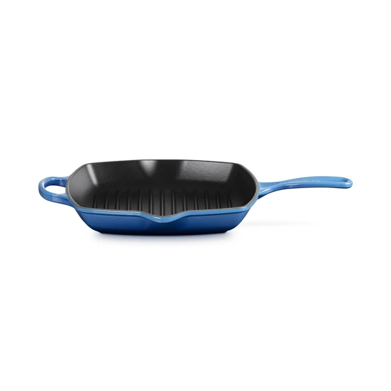 26 cm - Evolution Skillet Bistecchiera Quadrata In Ghisa Vetrificata