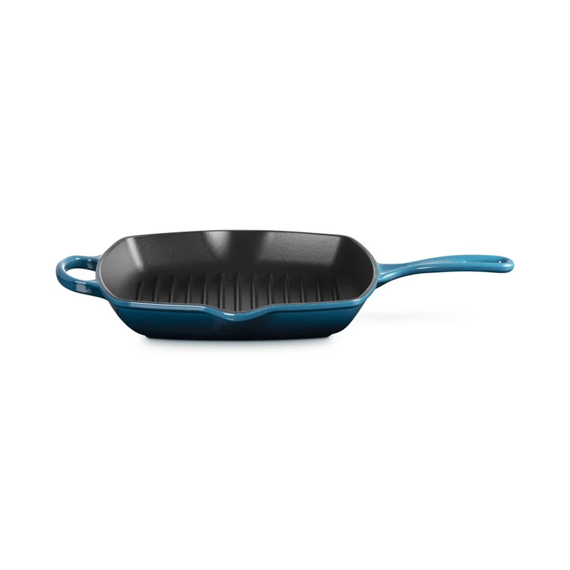 26 cm - Evolution Skillet Bistecchiera Quadrata In Ghisa Vetrificata