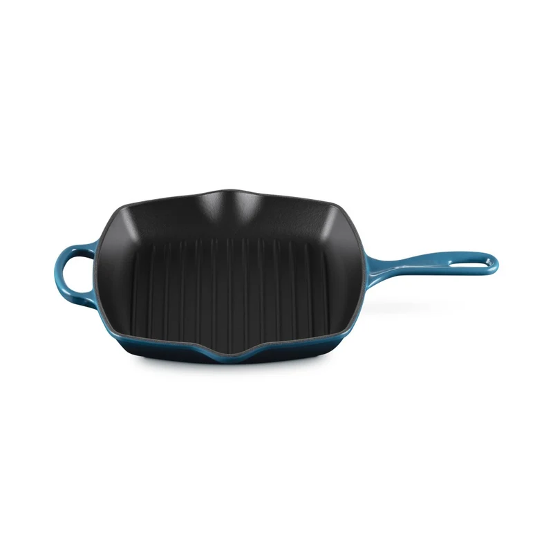 26 cm - Evolution Skillet Bistecchiera Quadrata In Ghisa Vetrificata
