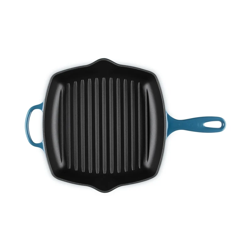 26 cm - Evolution Skillet Bistecchiera Quadrata In Ghisa Vetrificata