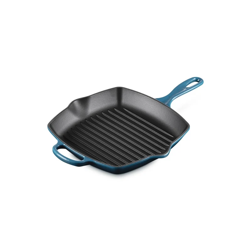 26 cm - Evolution Skillet Bistecchiera Quadrata In Ghisa Vetrificata