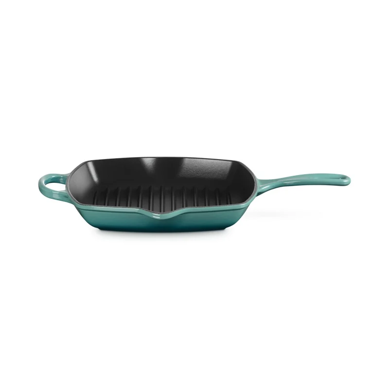 26 cm - Evolution Skillet Bistecchiera Quadrata In Ghisa Vetrificata