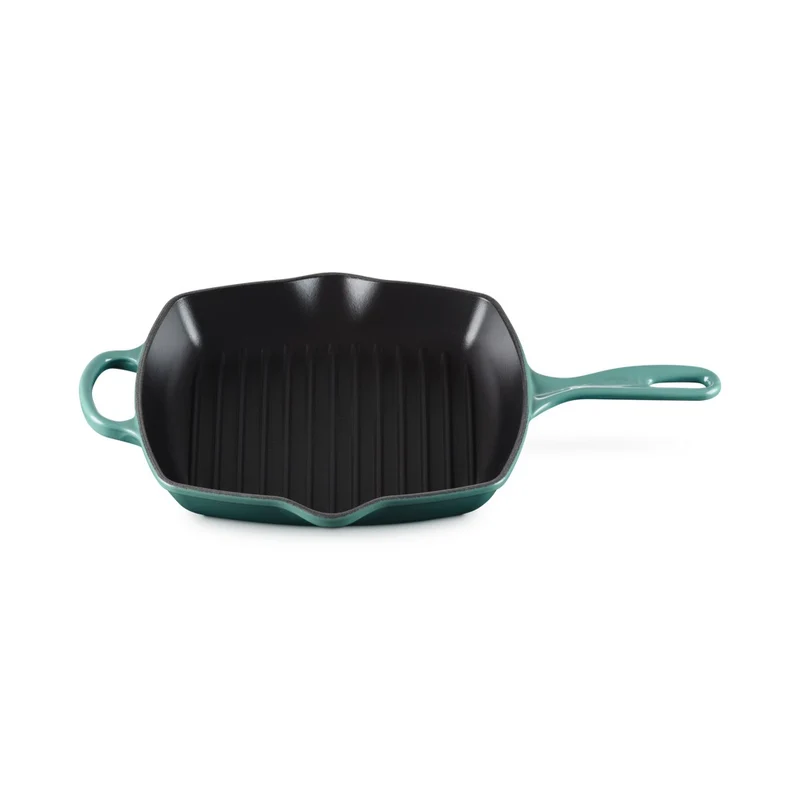 26 cm - Evolution Skillet Bistecchiera Quadrata In Ghisa Vetrificata