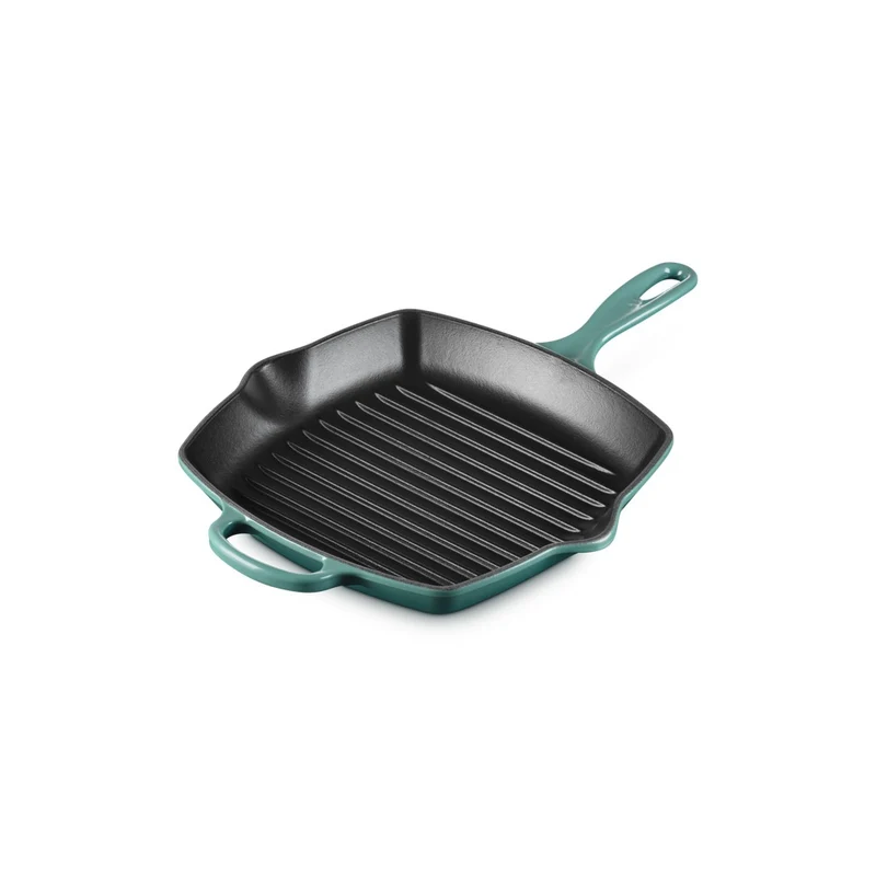 26 cm - Evolution Skillet Bistecchiera Quadrata In Ghisa Vetrificata