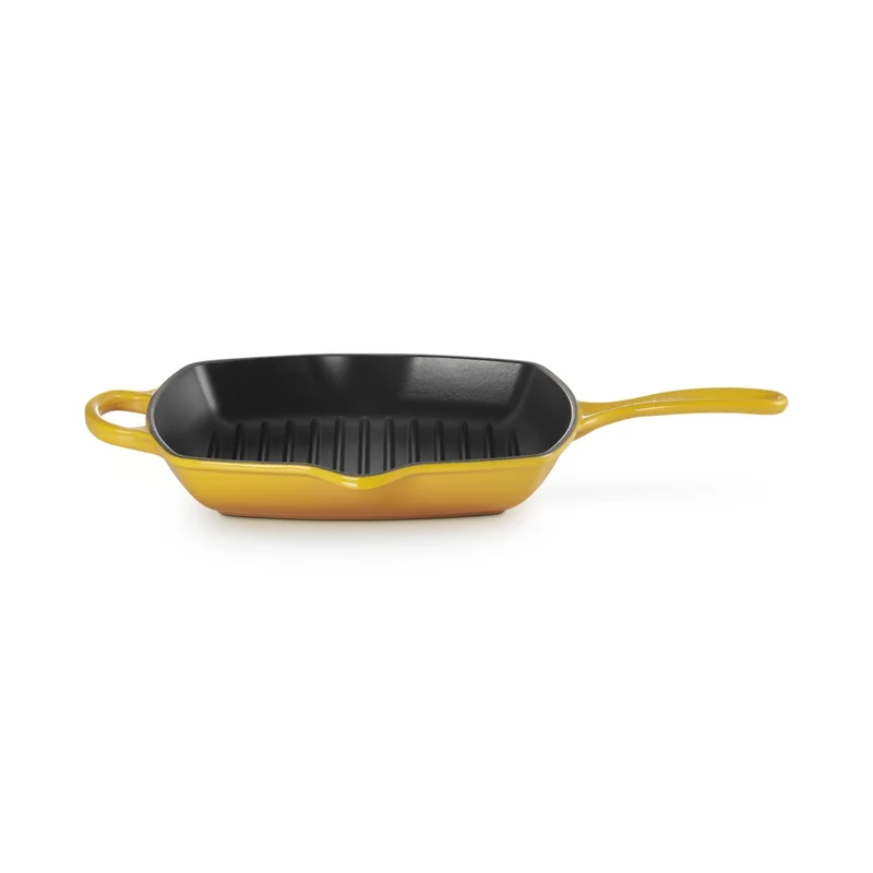 26 cm - Evolution Skillet Bistecchiera Quadrata In Ghisa Vetrificata