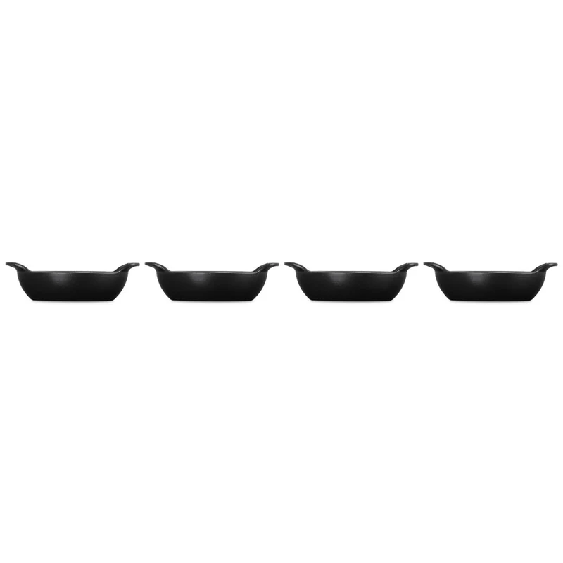 13 cm - Gourmand Mini Tegame In Ghisa Vetrificata Set 4 Pz