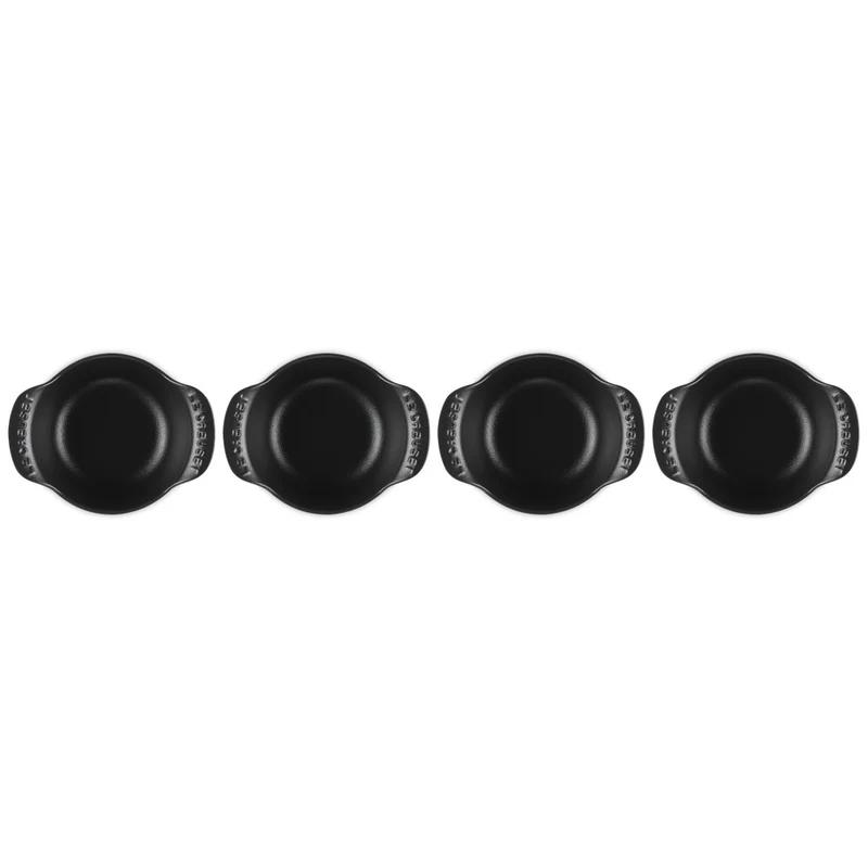11 cm - Gourmand Mini Cocotte In Ghisa Vetrificata Set 4 Pz