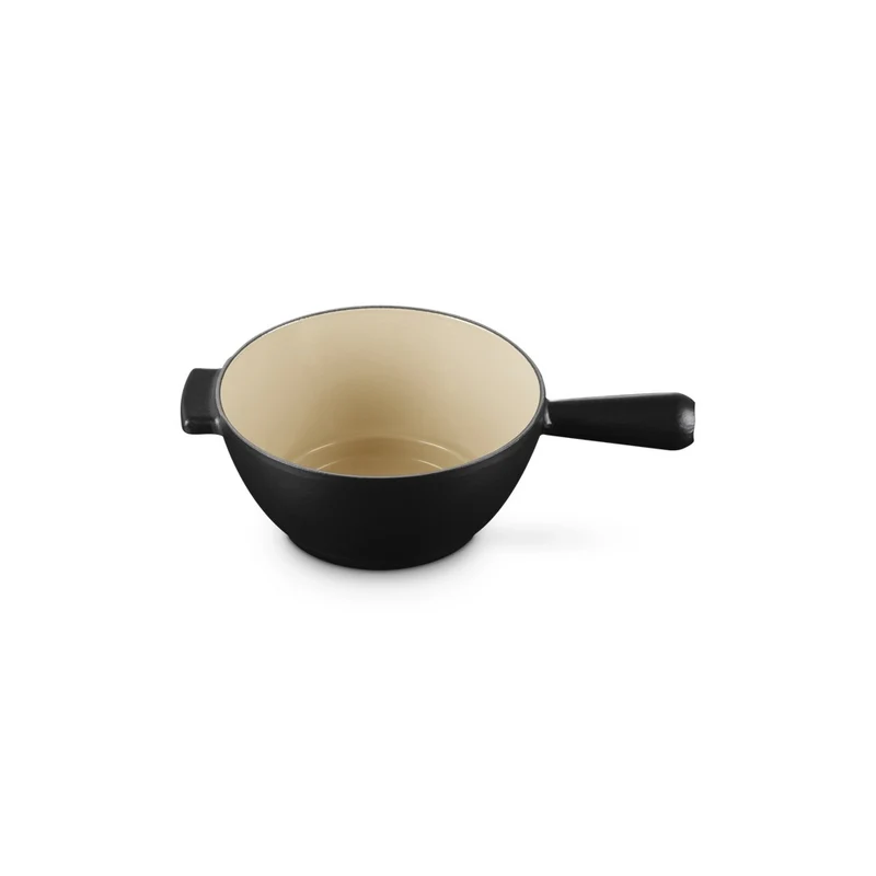Savoiarda Set Fonduta Con 6 Forchettine e Fornello In Ghisa Vetrificata