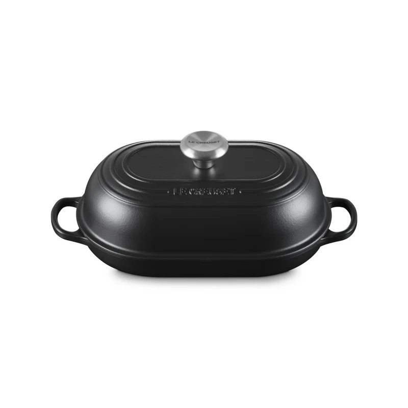 29 cm - Evolution Cocotte Per Pane Ovale In Ghisa Vetrificata