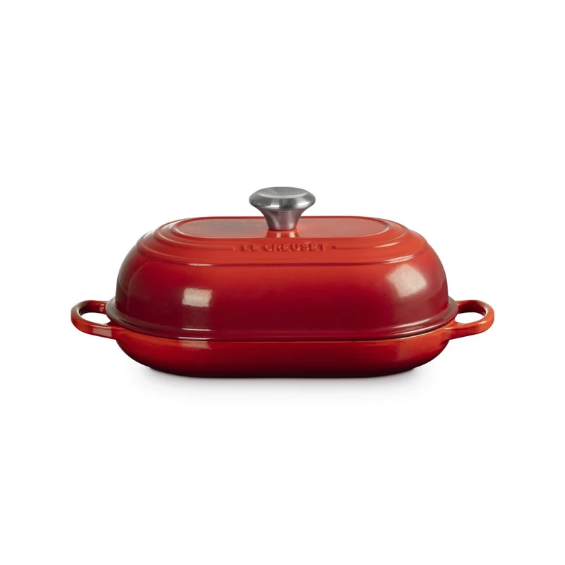 29 cm - Evolution Cocotte Per Pane Ovale In Ghisa Vetrificata