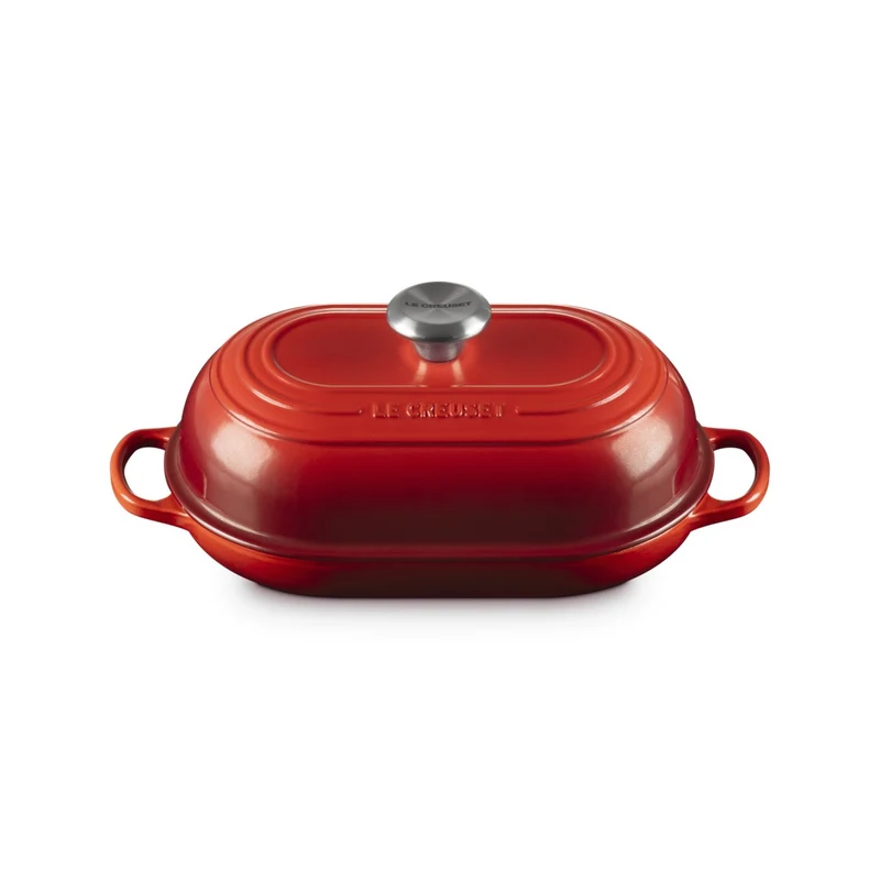 29 cm - Evolution Cocotte Per Pane Ovale In Ghisa Vetrificata