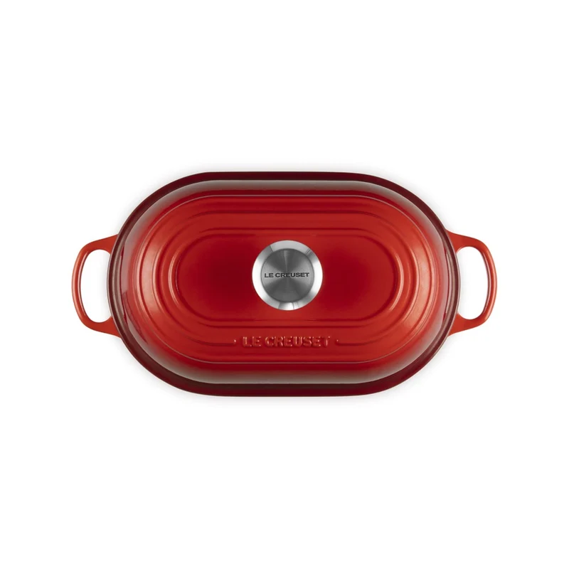 29 cm - Evolution Cocotte Per Pane Ovale In Ghisa Vetrificata