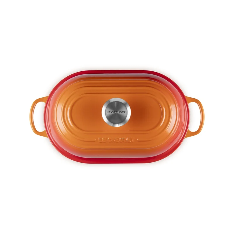 29 cm - Evolution Cocotte Per Pane Ovale In Ghisa Vetrificata