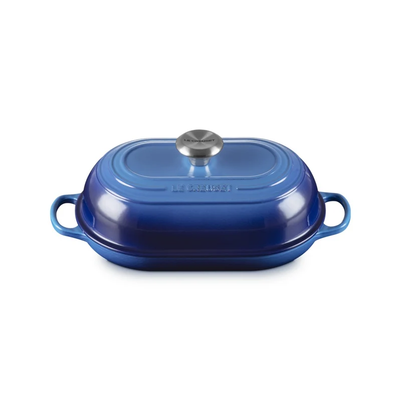 29 cm - Evolution Cocotte Per Pane Ovale In Ghisa Vetrificata