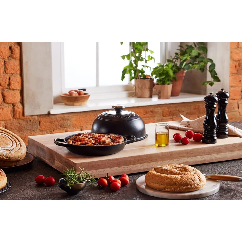 24 cm - Evolution Cocotte Per Pane Rotonda In Ghisa Vetrificata