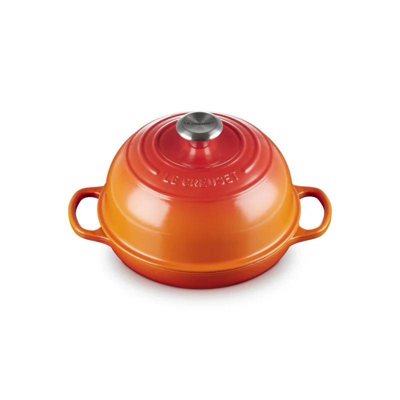 24 cm - Evolution Cocotte Per Pane Rotonda In Ghisa Vetrificata