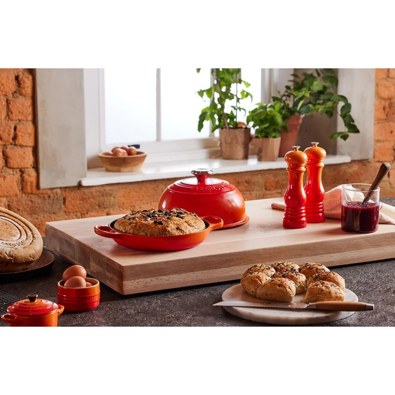 24 cm - Evolution Cocotte Per Pane Rotonda In Ghisa Vetrificata