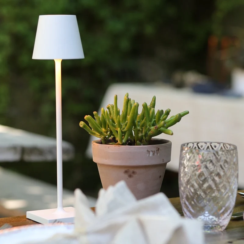 7x27 cm - Poldina Micro Lampada Da Tavolo Dimmerabile