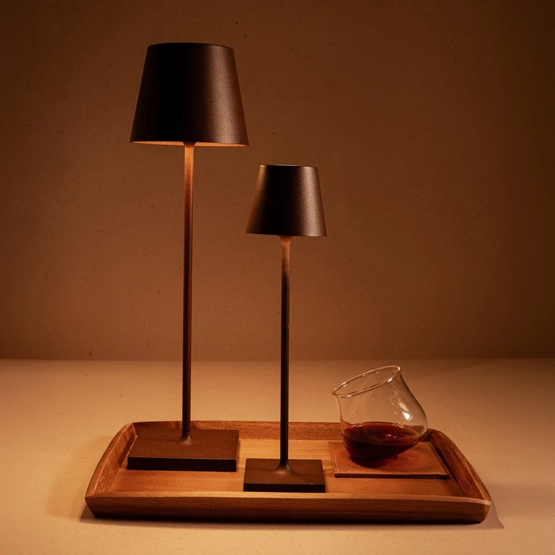 7x27 cm - Poldina Micro Lampada Da Tavolo Dimmerabile