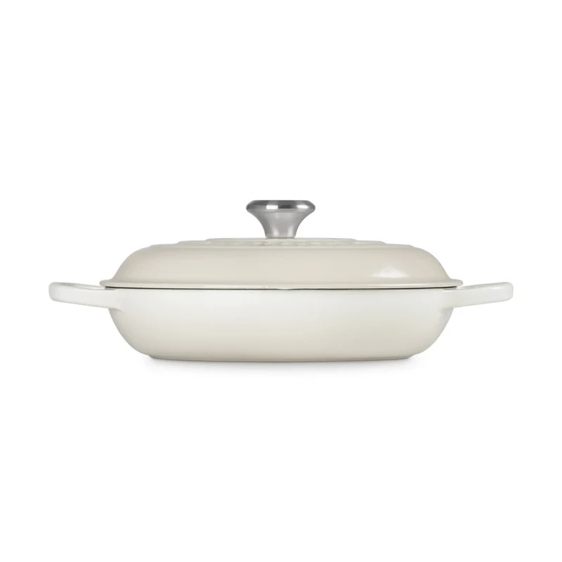 28 cm - Evolution Tegame Basso Rotondo In Ghisa Vetrificata
