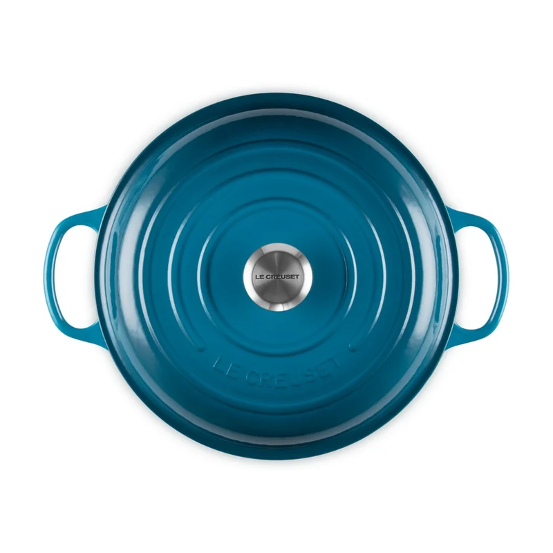 28 cm - Evolution Tegame Basso Rotondo In Ghisa Vetrificata
