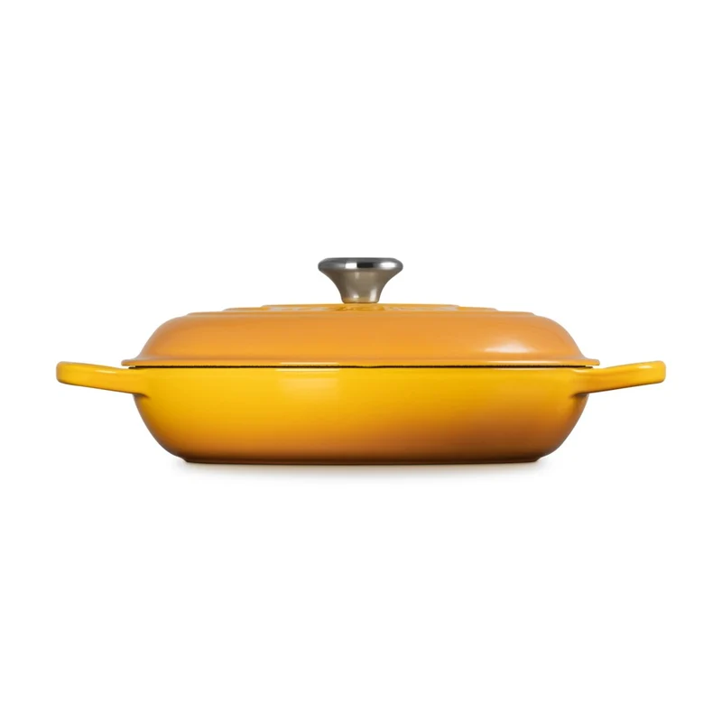 28 cm - Evolution Tegame Basso Rotondo In Ghisa Vetrificata