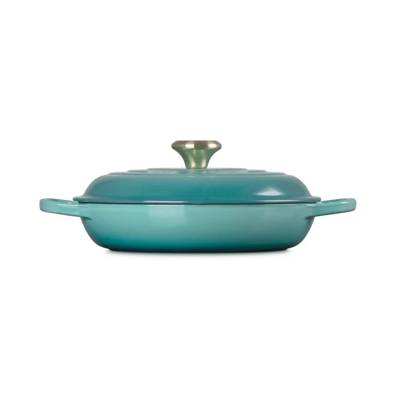 26 cm - Evolution Tegame Basso Rotondo In Ghisa Vetrificata