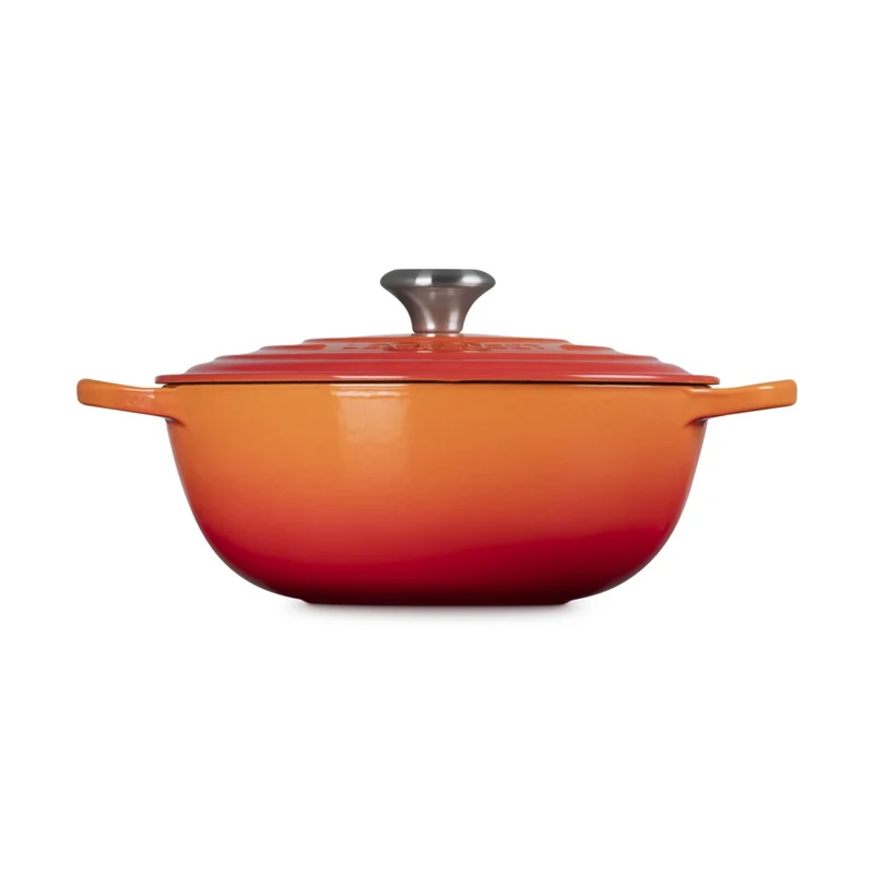 26 cm - Evolution Marmitta Casseruola Rotonda In Ghisa Vetrificata