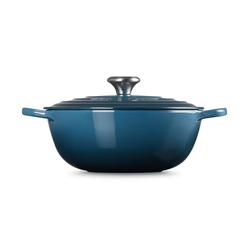 26 cm - Evolution Marmitta Casseruola Rotonda In Ghisa Vetrificata