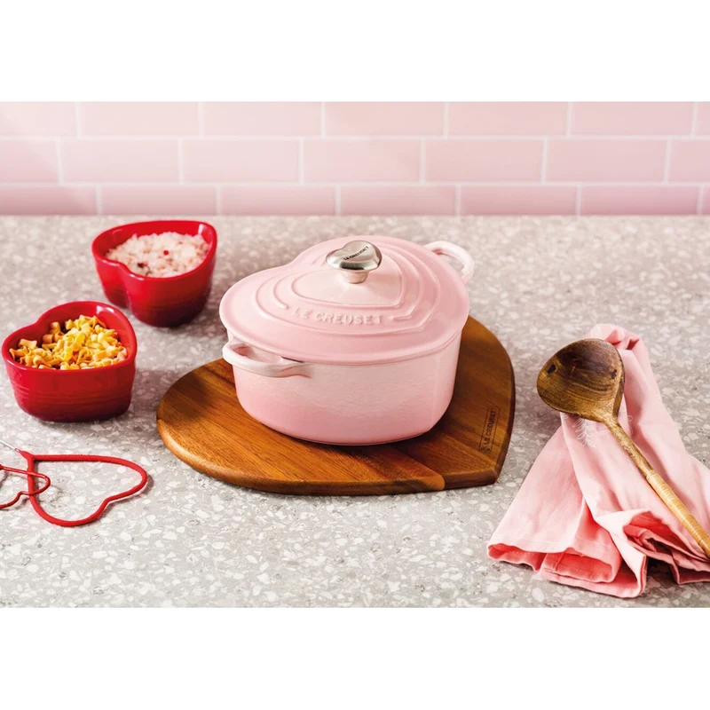 20 cm - Tradition Cuore Casseruola In Ghisa Vetrificata