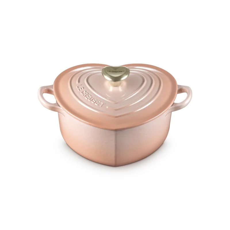 20 cm - Tradition Cuore Casseruola In Ghisa Vetrificata