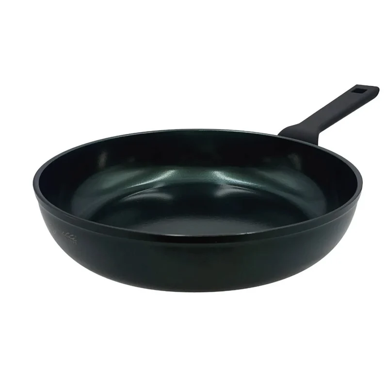 AlBlack Elite 3.5 mm Padella Alta Antiaderente Ceramico CK2 Con Manico Soft Touch