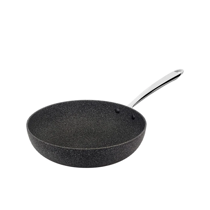 Sharkskin 3mm Padella Alta Svasata Antiaderente Con Manico 1907 Inox