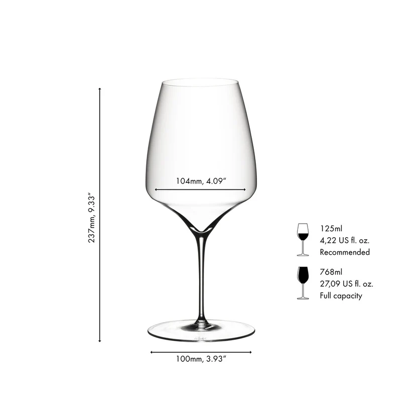 76.8 cl - Manufaktur Vitis Calice Vino Rosso Cabernet Merlot In Vetro