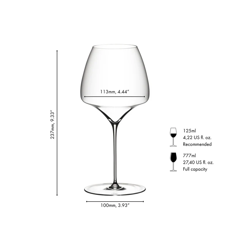 77.7 cl - Manufaktur Vitis Calice Vino Rosso Pinot Noir Nebbiolo In Vetro