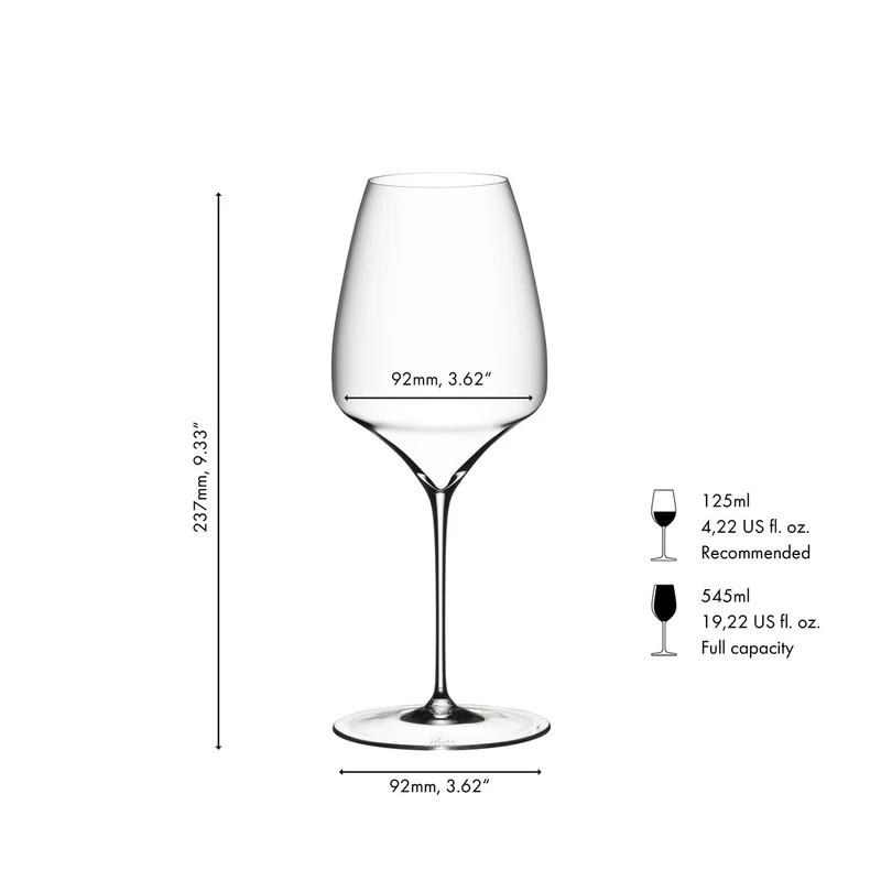 54.5 cl - Manufaktur Vitis Calice Vino Bianco Riesling In Vetro