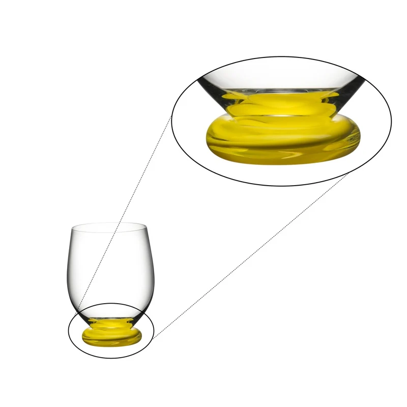 33.7 cl - Fatto a Mano Bicchiere Multiuso Piccolo In Vetro
